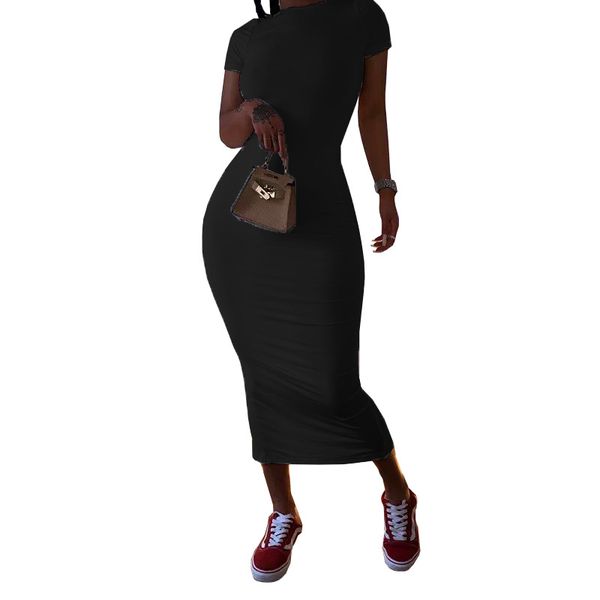 womens summer dress vestido short sleeve slim bodycon dress tunic crew neck casual pencil 2020 new arrival, Black;gray
womens summer dress vestido short sleeve slim bodycon dress tunic crew neck casual pencil 2020 new arrival, Black;gray
