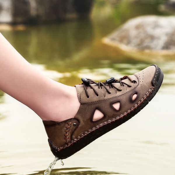 men barefoot upstream aqua shoes sandals man breathable leather fishing hiking shoes durable climbing trail big size 48
men barefoot upstream aqua shoes sandals man breathable leather fishing hiking shoes durable climbing trail big size 48