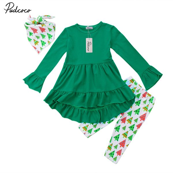 3pcs xmas kids baby girl outfit clothes long sleeve green red dress +christmas tree long pants 3pcs girls clothes set, White
3pcs xmas kids baby girl outfit clothes long sleeve green red dress +christmas tree long pants 3pcs girls clothes set, White