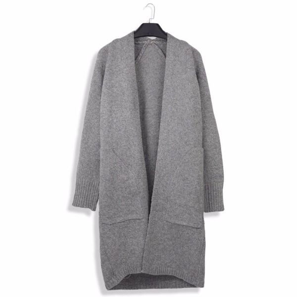 2019 autumn winter fashion women long sleeve loose knitting cardigan sweater women knitted female cardigan, White
2019 autumn winter fashion women long sleeve loose knitting cardigan sweater women knitted female cardigan, White