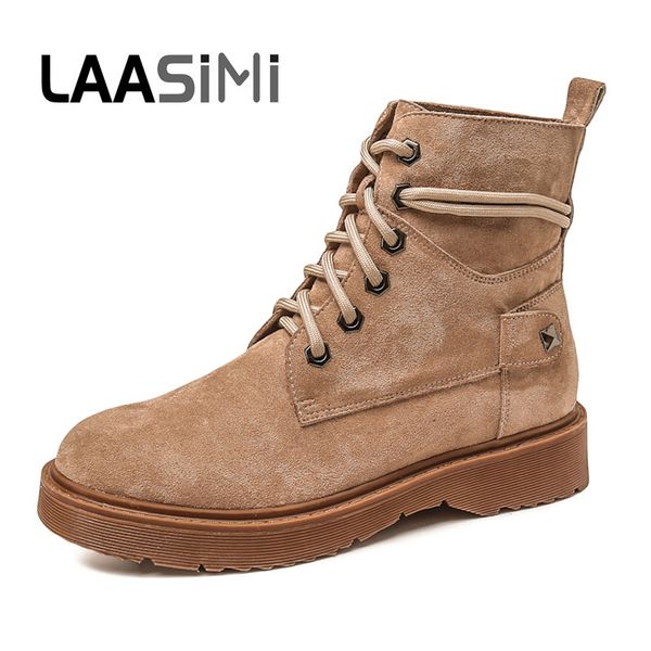 laasimi women shoes autumn winter lace-up women ankle boots platform round toe comfortable shoes woman winter plush snow boots, Black
laasimi women shoes autumn winter lace-up women ankle boots platform round toe comfortable shoes woman winter plush snow boots, Black