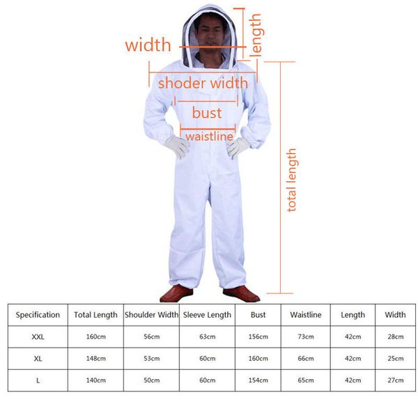 1 set professional ventilated full body beekeeping bee keeping suit w/ leather gloves bee suit for beekeeper
1 set professional ventilated full body beekeeping bee keeping suit w/ leather gloves bee suit for beekeeper