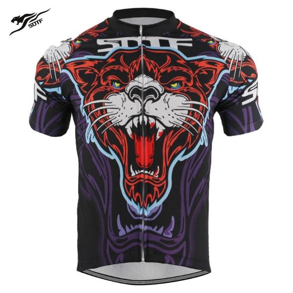 sotf ferocious tiger breathable anti-pulling cycling jersey retro short sleeve mountain road bike maillot bicycle sports men, Black;red
sotf ferocious tiger breathable anti-pulling cycling jersey retro short sleeve mountain road bike maillot bicycle sports men, Black;red