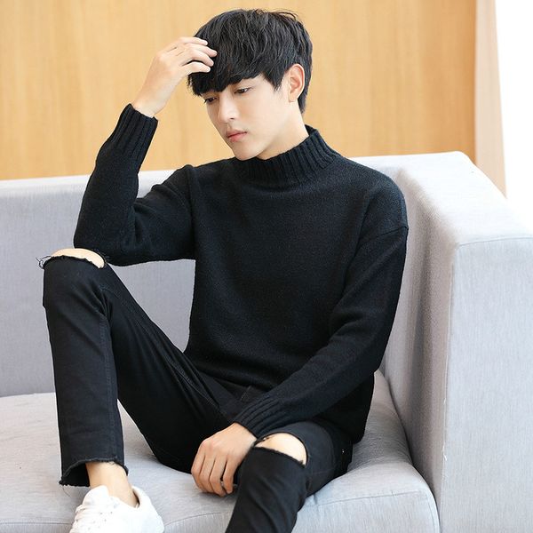 boys oversized sweaters korean cute black long sleeve sweater plus size turtleneck men ribbed thick pullover male knitwear, White;black
boys oversized sweaters korean cute black long sleeve sweater plus size turtleneck men ribbed thick pullover male knitwear, White;black