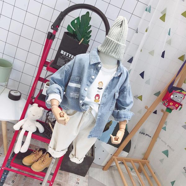 selling autumn boys denim coat full sleeve fashion kids jacket 4-9t, Blue;gray
selling autumn boys denim coat full sleeve fashion kids jacket 4-9t, Blue;gray