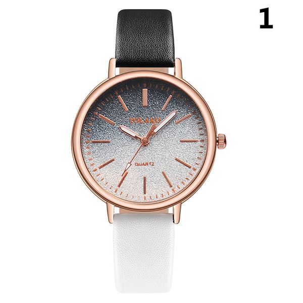 high 1 pcs women lady wrist quartz watch round dial gradient color adjustable strap dsm, Slivery;brown
high 1 pcs women lady wrist quartz watch round dial gradient color adjustable strap dsm, Slivery;brown