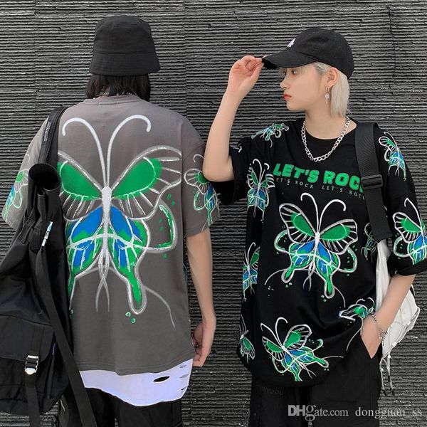 2020ss new butterfly pattern letter print tshirt мужчины и женщины с коротким рукавом круглый вырез harajuku футболка oversize пуловер тройн, White;black
2020ss new butterfly pattern letter print tshirt мужчины и женщины с коротким рукавом круглый вырез harajuku футболка oversize пуловер тройн, White;black