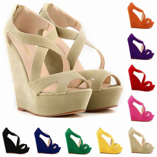 summer women's sandals fashion wedge heel increased women's roman shoes hollow women's sandals female high heels, Black
summer women's sandals fashion wedge heel increased women's roman shoes hollow women's sandals female high heels, Black