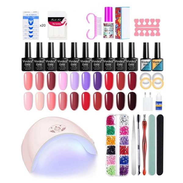 52pcs gel nail kit set and nail lamp 8 colors gel polish kit electric drill machine manicure set nails art decorations
52pcs gel nail kit set and nail lamp 8 colors gel polish kit electric drill machine manicure set nails art decorations
