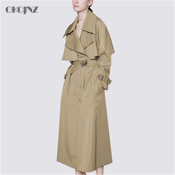 khaki windbreaker female long paragraph autumn winter 2018 new fashion straight trench solid color lapel women windbreaker yy124, Tan;black
khaki windbreaker female long paragraph autumn winter 2018 new fashion straight trench solid color lapel women windbreaker yy124, Tan;black
