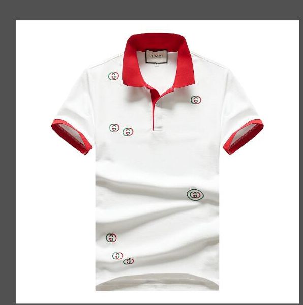 бесплатная доставка! мужские дизайнерские футболки мода мужская одежда 2020 лето повседневная уличная футболка лацкан хлопчатобумажная смесь, White;black 
бесплатная доставка! мужские дизайнерские футболки мода мужская одежда 2020 лето повседневная уличная футболка лацкан хлопчатобумажная смесь, White;black