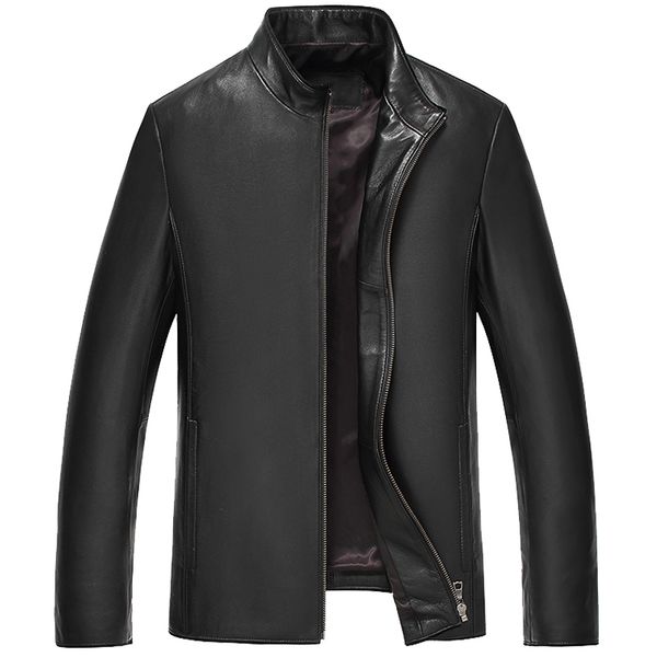 new style classical men's genuine leather jackets real sheepskin jaqueta de couro black male genuine leather jacket for men 7101
new style classical men's genuine leather jackets real sheepskin jaqueta de couro black male genuine leather jacket for men 7101
