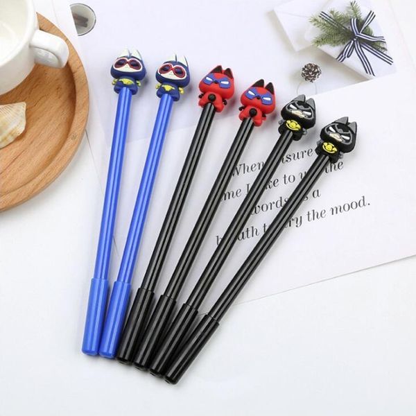 4pcs cartoon silicone head cat gel pen diy office stationery and school supplies smooth writing black ink pen 0.5mm
4pcs cartoon silicone head cat gel pen diy office stationery and school supplies smooth writing black ink pen 0.5mm