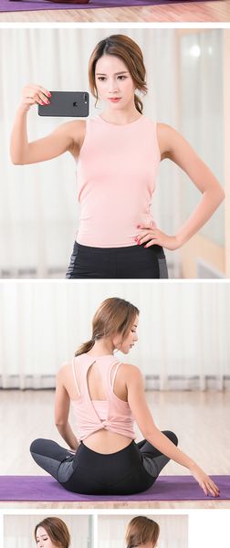 new ropa de yoga cut back open crop women slim fit gym tank athletic vest solid running yoga wear, White;red
new ropa de yoga cut back open crop women slim fit gym tank athletic vest solid running yoga wear, White;red