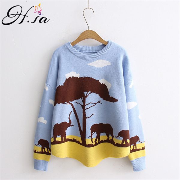 hsa autumn women sweater basic knitted cartoon forest oneck sweaters loose pullover clothing streetwear korean sweater pull, White;black
hsa autumn women sweater basic knitted cartoon forest oneck sweaters loose pullover clothing streetwear korean sweater pull, White;black
