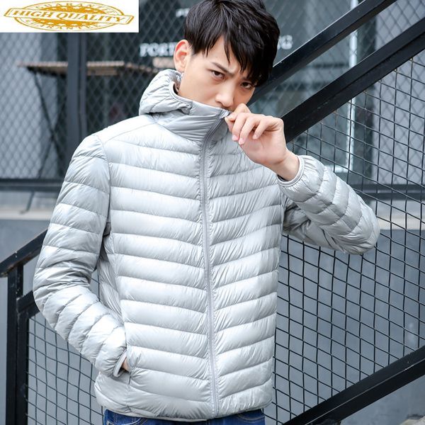 2020 ultra thin down jacket men hooded plus size duck down coat winter autumn mens puffer jacket plumon hombre kj3618, Black
2020 ultra thin down jacket men hooded plus size duck down coat winter autumn mens puffer jacket plumon hombre kj3618, Black