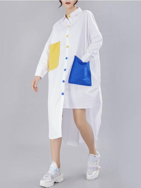 women's blouses & shirts 2021 spring womens clothes big pocket button up shirt white women casual long sleeve cotton blouse asymmetric
women's blouses & shirts 2021 spring womens clothes big pocket button up shirt white women casual long sleeve cotton blouse asymmetric