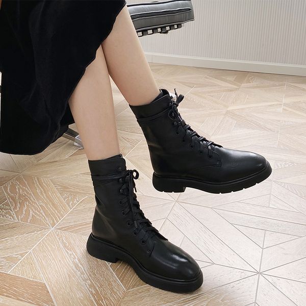 genuine leather women ankle boots classic motorcycle boots night club shoes woman big size low heels size 41 42 43, Black
genuine leather women ankle boots classic motorcycle boots night club shoes woman big size low heels size 41 42 43, Black
