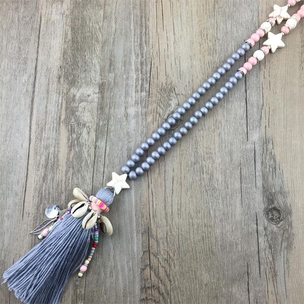 boho necklaces wood beads natural stone star tassel necklace handmade bohemia women beaded drop necklace dropshipping, Silver
boho necklaces wood beads natural stone star tassel necklace handmade bohemia women beaded drop necklace dropshipping, Silver