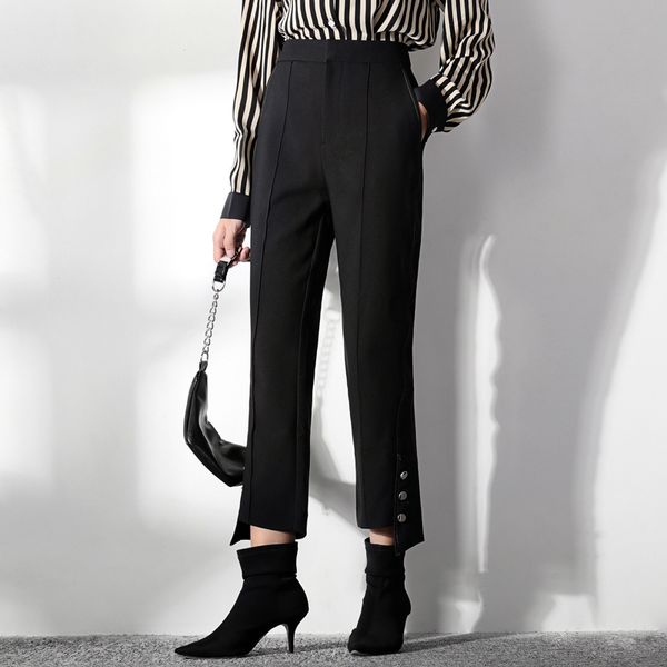lanmrem can ship 2020 spring summer new fahion black high waist micro bell-bottoms for famale temperament design pants yj083, Black;white
lanmrem can ship 2020 spring summer new fahion black high waist micro bell-bottoms for famale temperament design pants yj083, Black;white