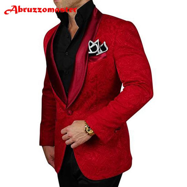 abruzzomaster red print man suit shawl lapel tuxedos custom made man suit 2 pieces groom tuxedos floral print groomsman, White;black
abruzzomaster red print man suit shawl lapel tuxedos custom made man suit 2 pieces groom tuxedos floral print groomsman, White;black