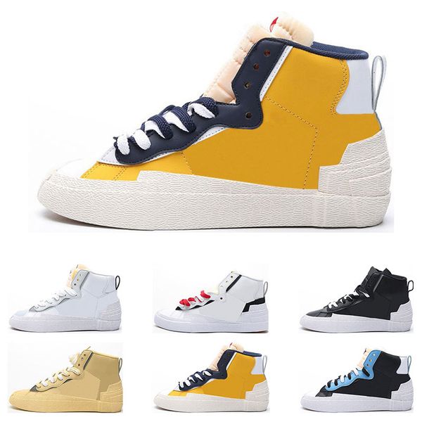 sacai x blazer mid ldv running shoes mens maize navy university blue black white green women sports sneaker trainer
sacai x blazer mid ldv running shoes mens maize navy university blue black white green women sports sneaker trainer