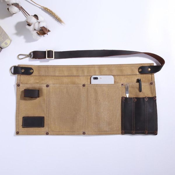 multi pocket apron for women real leather canvas half apron pocket waitress teacher vendor utility server cosmetic
multi pocket apron for women real leather canvas half apron pocket waitress teacher vendor utility server cosmetic