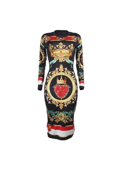 Designer Women Dresses Stretch Party Dress Luxury Pattern Bodycon Fashion Floral Print Womens Clothing 5 Styles Size S-2XL
Designer Women Dresses Stretch Party Dress Luxury Pattern Bodycon Fashion Floral Print Womens Clothing 5 Styles Size S-2XL
