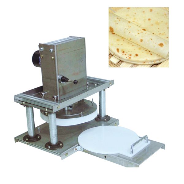 DHgate CE 55W Electric Pancake Pizza Noodle Press 22cm Wheat Flour Noodle Press Machine Cake Grabbing Machine Tortilla Machine 220V sold by DHgate