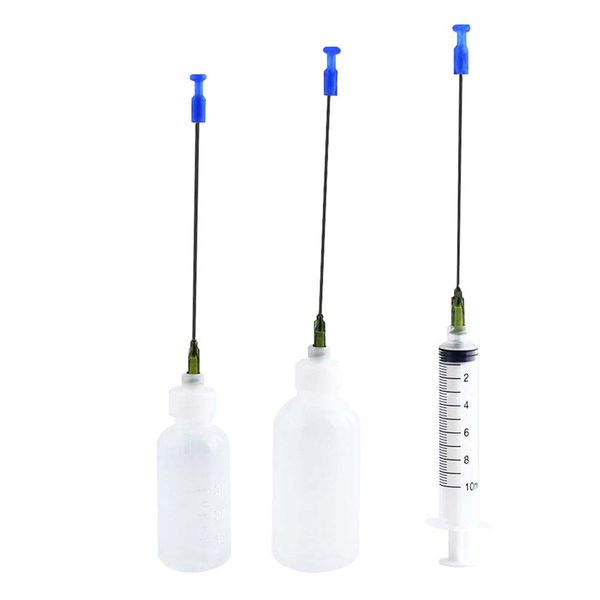 plastic squeeze bottles 1oz, 2oz, 10ml syringe, 4 "1" 0.5 "14g dispenser needle applicators for gun oil pack of 3
plastic squeeze bottles 1oz, 2oz, 10ml syringe, 4 "1" 0.5 "14g dispenser needle applicators for gun oil pack of 3