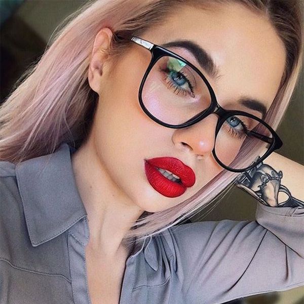 fashion trending oversized cat eye glasses transparent korean eyeglasses celebs famous prescription optical glasses frames, Black
fashion trending oversized cat eye glasses transparent korean eyeglasses celebs famous prescription optical glasses frames, Black