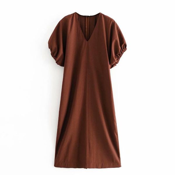 2020 women's solid color fluffy sleeve midi dress women dresses summer party long maxi dress elegant vestidos, Black;gray
2020 women's solid color fluffy sleeve midi dress women dresses summer party long maxi dress elegant vestidos, Black;gray