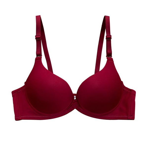 solid color seamless bras for women push up bras brassiere underwear bra three quarters(3/4 cup) female lingerie, Red;black
solid color seamless bras for women push up bras brassiere underwear bra three quarters(3/4 cup) female lingerie, Red;black