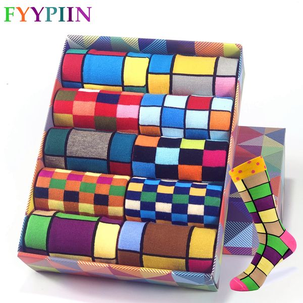 2019 new men socks colorful fashion design combed cotton geometric lattice stripes men business casual happy socks, Black
2019 new men socks colorful fashion design combed cotton geometric lattice stripes men business casual happy socks, Black