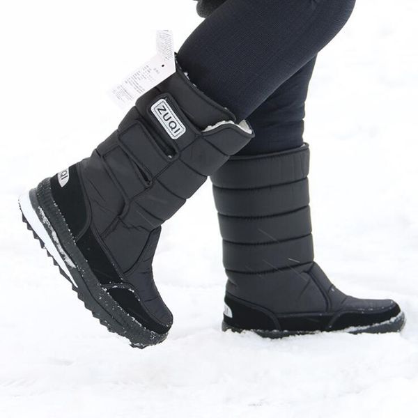 men snow boots thick plush waterproof slip-resistant winter shoes men boots size 36 - 47 botas de hombre for -40 degrees, Black
men snow boots thick plush waterproof slip-resistant winter shoes men boots size 36 - 47 botas de hombre for -40 degrees, Black