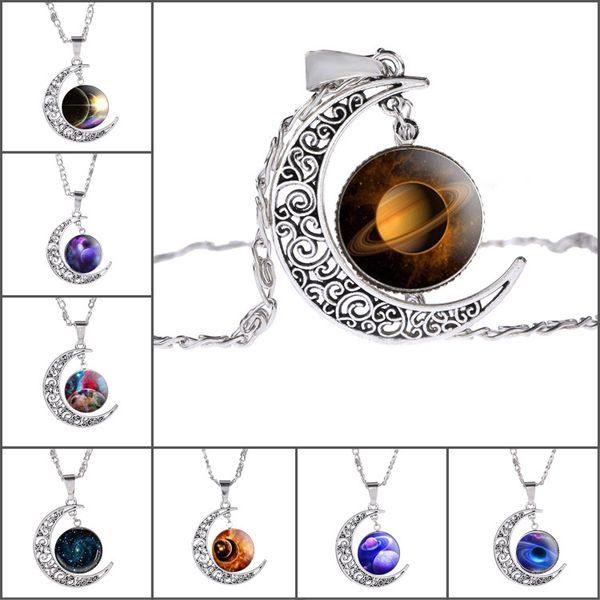 fashion nebula space universe necklaces for women galaxy starry sky half crescent moon pendant silver chains 2019 new jewelry
fashion nebula space universe necklaces for women galaxy starry sky half crescent moon pendant silver chains 2019 new jewelry