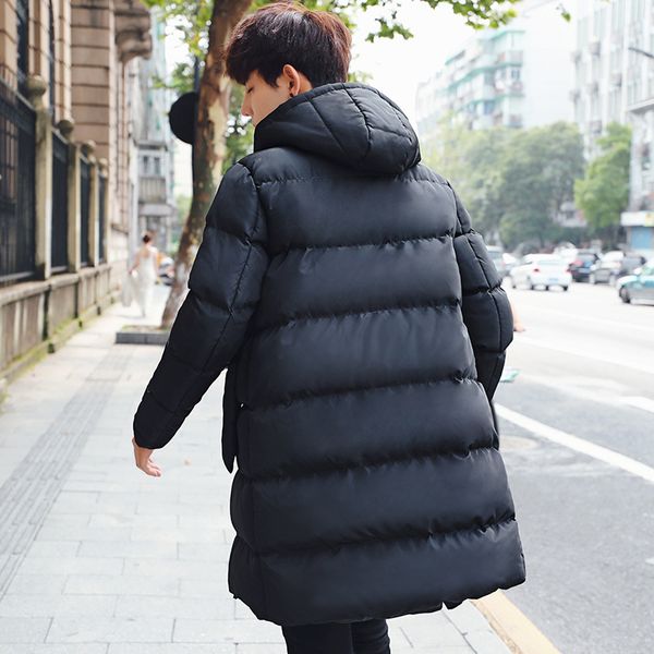 autumn & winter new style men hooded thick solid color mid-length down jacket cotton-padded clothes large size casual cotton-pad, Black
autumn & winter new style men hooded thick solid color mid-length down jacket cotton-padded clothes large size casual cotton-pad, Black