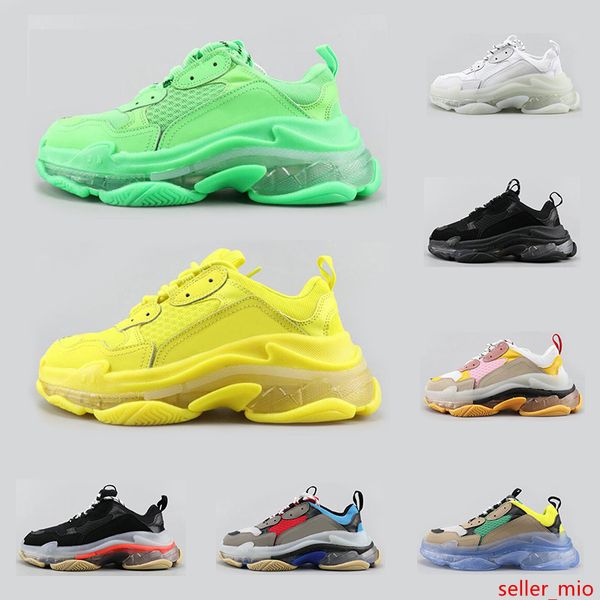 2020 triple s clear sole fashion luxury sneakers designer shoes for men women platform black white yellow red blue mens trainer sports shoe
2020 triple s clear sole fashion luxury sneakers designer shoes for men women platform black white yellow red blue mens trainer sports shoe