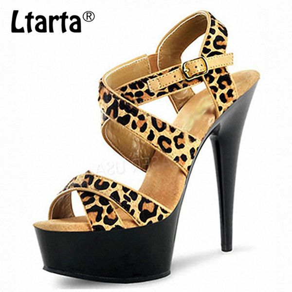 ltarta 15cm heels super high heels leopard print hollow out fine night club princess interest sandals lyp, Black
ltarta 15cm heels super high heels leopard print hollow out fine night club princess interest sandals lyp, Black