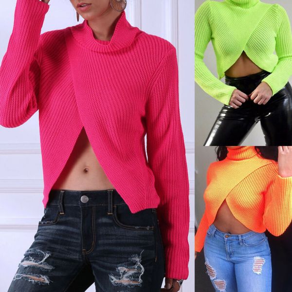 womens front bolero long sleeve crop turtleneck knit sweater ladies loose solid sweaters clothing female, White;black
womens front bolero long sleeve crop turtleneck knit sweater ladies loose solid sweaters clothing female, White;black