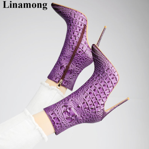 fashion thin high heel and pointed toe women boots side zipper spring and autumn ankle women shoes, Black
fashion thin high heel and pointed toe women boots side zipper spring and autumn ankle women shoes, Black