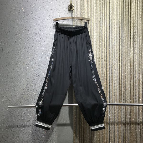 sweatpants женщины 2020 весна лето thin спортивные штаны сними повседневные брюки горячие горный хрусталь письма женщин длинные гаремные, Black;white
sweatpants женщины 2020 весна лето thin спортивные штаны сними повседневные брюки горячие горный хрусталь письма женщин длинные гаремные, Black;white