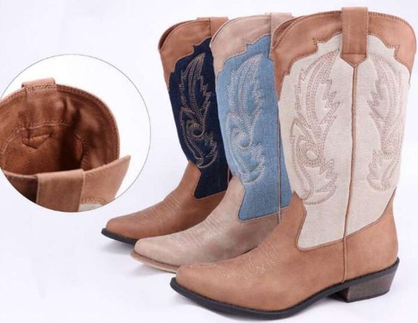 women mid-calf boots big size mid heels slip on boots booties gladiator vintage pu leather round toe shoe hp2554 botas mujer, Black
women mid-calf boots big size mid heels slip on boots booties gladiator vintage pu leather round toe shoe hp2554 botas mujer, Black