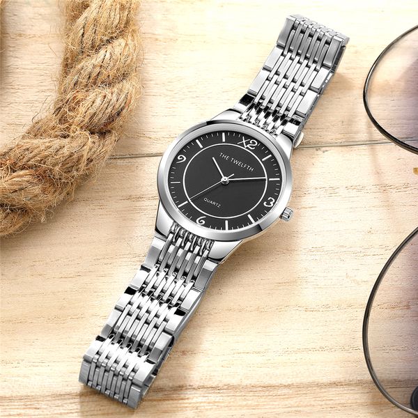 luxury stainless steel strap man simple watch fashion waterproof quartz watches mens dress male clock military watch 2020 zegarek, Slivery;brown
luxury stainless steel strap man simple watch fashion waterproof quartz watches mens dress male clock military watch 2020 zegarek, Slivery;brown