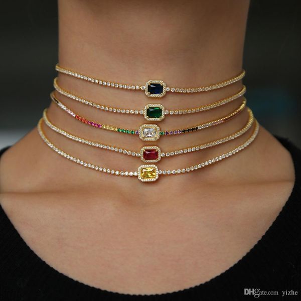 rainbow cz 32+8cm choker necklace for lady women trendy jewelry delicate thin cz tennis chain birthstone diamond fashion jewelry
rainbow cz 32+8cm choker necklace for lady women trendy jewelry delicate thin cz tennis chain birthstone diamond fashion jewelry