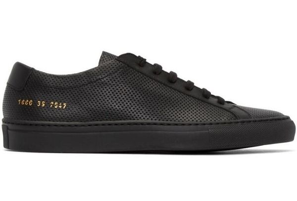 summer breathable style simple italy brand common projects shoes men women genuine leather black white casual running shoes with net hole
summer breathable style simple italy brand common projects shoes men women genuine leather black white casual running shoes with net hole