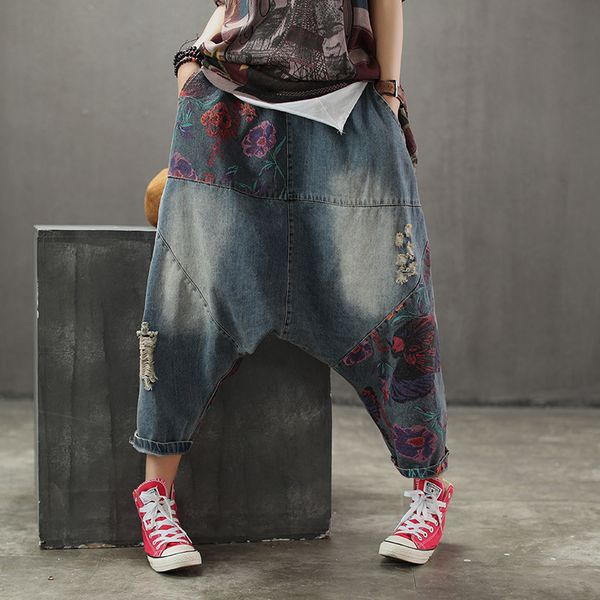 seven pant women new summer hip hop pants jeans hole personality low-grade washed thin ladies long pants girl, Blue
seven pant women new summer hip hop pants jeans hole personality low-grade washed thin ladies long pants girl, Blue