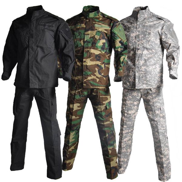 tactical hiking sport jacket + pants camouflage hunting clothes ghillie suit army training paintball uniform, Camo
tactical hiking sport jacket + pants camouflage hunting clothes ghillie suit army training paintball uniform, Camo