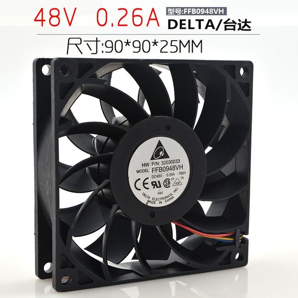 originally installed ffb0948vh 9cm 9025 48v 0.26a pwm speed regulating large air volume heat dissipation fan
originally installed ffb0948vh 9cm 9025 48v 0.26a pwm speed regulating large air volume heat dissipation fan