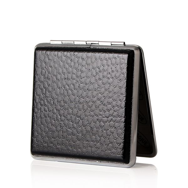 20 cigarette smoke storage case box black pocket leather metal tobacco holder business gifts for men
20 cigarette smoke storage case box black pocket leather metal tobacco holder business gifts for men